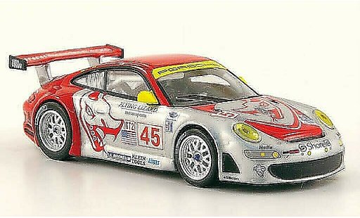 Porsche 911 R 1/64 Minichamps GT 3 R No.45 Flying Lizard 12h Sebring 2007 coche miniatura