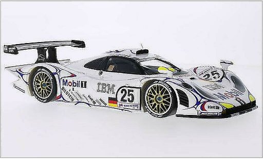 Porsche 911 GT1 1/18 Spark No.25 24h Le Mans 1998 /B.Wollek coche miniatura