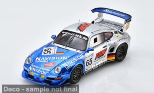 Porsche 996 GT2 1/43 Spark 911 blau/silber 24h Le Mans 1998 #65 D.Warnock/R.Schirle 1:43 coche miniatura