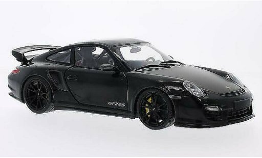 Porsche 911 GT2 1/18 Minichamps negro con negroen Felgen 2011 coche miniatura