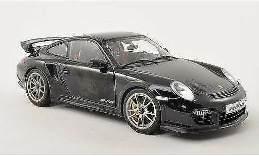Porsche 911 GT2 1/18 Autoart negro/carbon 2010 coche miniatura
