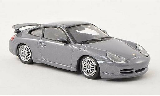 Porsche 911 GT3 1/43 Minichamps gris 1998 coche miniatura