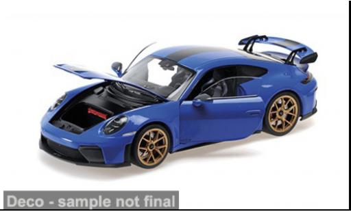 Coche miniatura Porsche 911 GT3 blau 2025 1/18 Minichamps