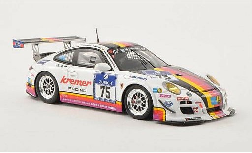 Porsche 911 GT3 CUP 1/43 Spark No.75 Kremer Racing 24h ADAC Nurburgring 2013 /M.Kalandrik coche miniatura
