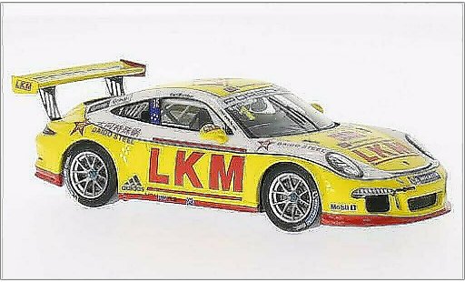 Porsche 911 GT3 Cup 1/43 Spark No.1 LKM PCCA 2014 coche miniatura