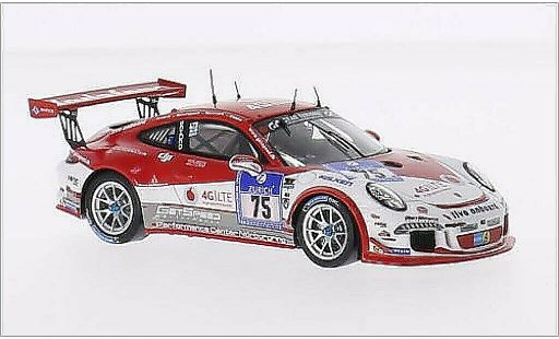 Porsche 911 GT3 Cup 1/43 Spark No.75 Getspeed Performance Vodafone 24h Nurburgring 2015 /D.Trebing coche miniatura