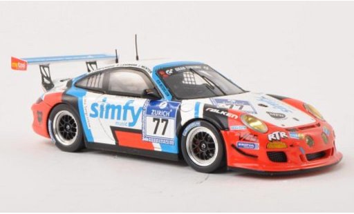 Porsche 911 GT3 Cup 1/43 Spark No.77 Simfy 24h Nurburgring 2013 /S.v coche miniatura