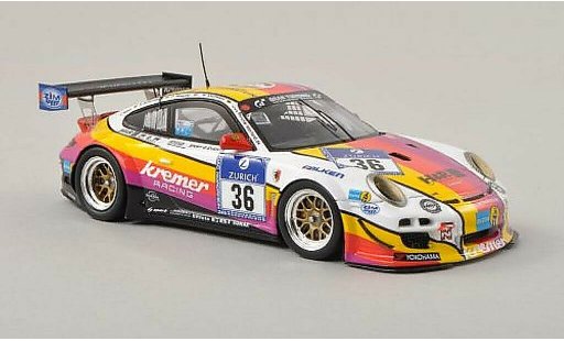 Porsche 911 GT3 1/43 Spark KR No.36 Kremer Racing 24h Nurburgring 2013 /J.Alzen coche miniatura