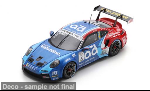 Porsche 911 1/43 Spark GT3 Carrera Cup Scandinavia 2024 #2 L.Sundahl 1:43 coche miniatura