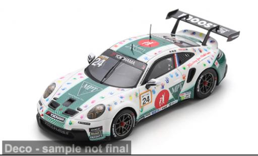 Porsche 911 1/43 Spark GT3 Deluxe Carrera Cup North America 2024 #24 L.Hartog 1:43 coche miniatura