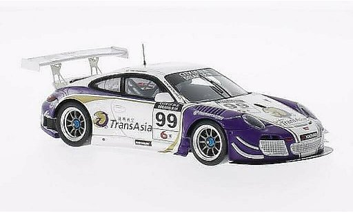 Porsche 911 GT3 R 1/43 Spark 4.0 No.99 Team StarChase City of Dreams Macau GT Cup 2013 coche miniatura