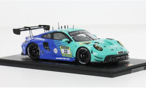Porsche 992 GT3 R 1/43 Spark 911  24h N&uuml;rburgring 2025 Falken Motorsports #33 J.Andlauer/N.Menzel 1:43 coche miniatura
