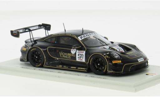 Coche miniatura Porsche 992 GT3 R 1/43 Spark 911 ( #91 1:43 Porsche 992 GT3 R 1/43 Spark 911 ( #91 1:43 coche miniatura