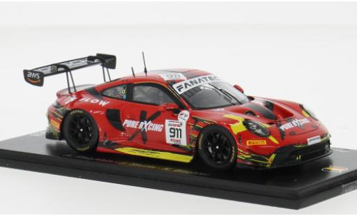 Coche miniatura Porsche 992 GT3 R 1/43 Spark 911 ( #911 1:43 Porsche 992 GT3 R 1/43 Spark 911 ( #911 1:43 coche miniatura