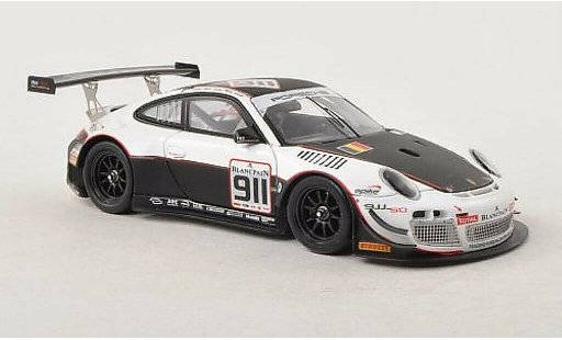 Porsche 911 GT3 R 1/43 Spark No.911 24h of Spa 2013 /M.Mapelli coche miniatura