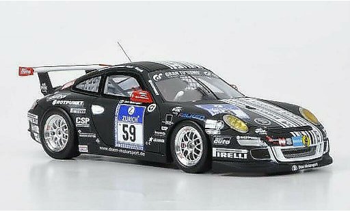 Porsche 911 GT3 1/43 Minichamps R Dorr Motorsport No.59 24h Nurburgring 2011 /Mapelli coche miniatura