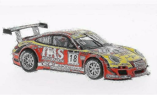 Porsche 911 GT3 1/43 Minichamps R No.18 De Lorenzi Racing 24h Spa 2011 coche miniatura