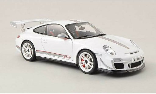 Porsche 911 GT3 1/18 Autoart 4.0 blanco/gris 2011 coche miniatura