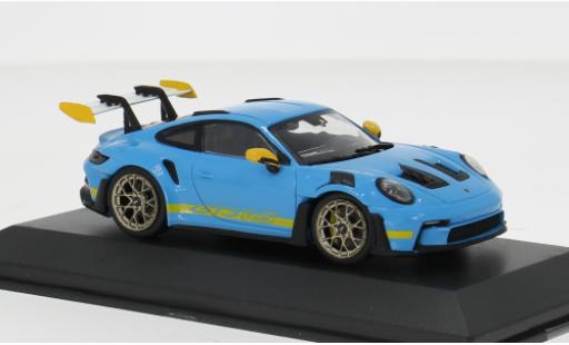 Porsche 911 1/43 Solido GT3 RS blau/gelb 1:43 coche miniatura