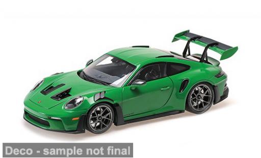 Coche miniatura Porsche 911 GT3 RS gr&Atilde;&frac14;n 2023 1/18 Minichamps
