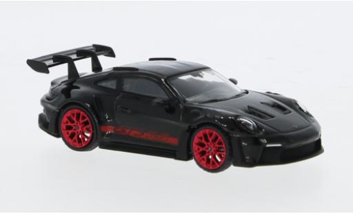Porsche 911 1/64 Mini GT GT3 RS schwarz 1:64 coche miniatura