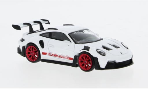 Coche miniatura Porsche 911 1/64 Mini GT GT3 RS weiss 1:64 Porsche 911 1/64 Mini GT GT3 RS weiss 1:64 coche miniatura