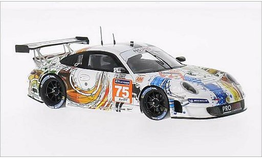 Porsche 911 GT3 1/43 Spark R No.75 Prospeed Competition Le Mans 24h Le Mans 2014 /M.Palttala coche miniatura