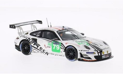 Porsche 911 GT3 1/43 Spark R No.79 Prospeed Competition 24h Le Mans 2014 /J.Bleekemolen coche miniatura