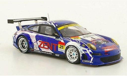 Porsche 911 GT3 1/43 Ebbro R No.25 Zent - Fujita Super GT300 2011 / T.Tsuchiya coche miniatura