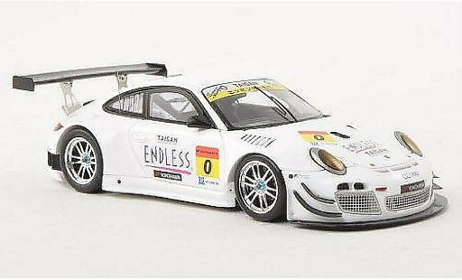Porsche 911 GT3 1/43 Ebbro GT3R No.0 Taisan Endless Super GT300 Testfahrzeug Okayama 2013 /N.Yokomizo coche miniatura