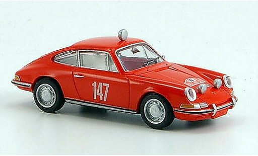 Porsche 911 Base 1/87 Brekina No.147 Rally Monte Carlo 1965 coche miniatura