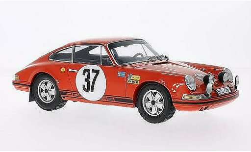 Porsche 911 Base 1/18 Spark No.37 Rally Monte Carlo 1969 /L.Helmer coche miniatura