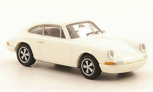 Porsche 911 R 1/87 Brekina Coupe blanco coche miniatura