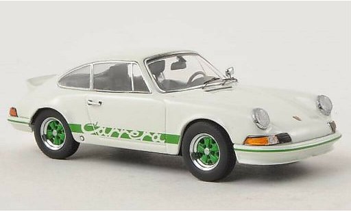 Porsche 911 RS 1/43 Schuco 2.7 blanco/verde coche miniatura