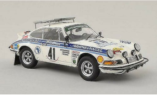 Porsche 911 RS 1/43 Schuco No.41 Kuhne & Nagel Safari Rally 1974 /H.Schuller coche miniatura