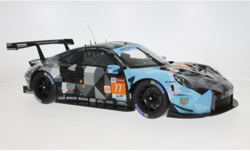 Porsche 991 RSR 1/12 IXO 911 24h Le Mans 2018 Dempsey Projoon Racing #77 M.Campbell/J.Andlauer 1:12 coche miniatura