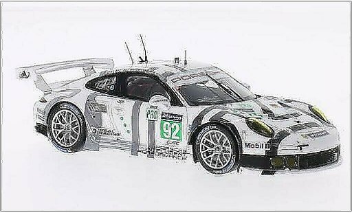 Porsche 911 R 1/43 Spark No.92 Team Manthey Le Mans Le Mans 2014 /.Lietz coche miniatura