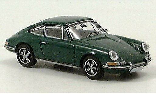 Porsche 911 S 1/87 Brekina Coupe verde coche miniatura