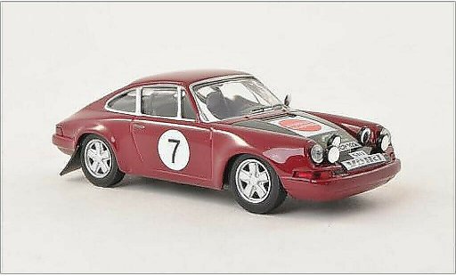 Porsche 911 S 1/43 IXO No.7 Rally Bavaria 1970 coche miniatura