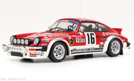 Porsche 930 1/18 IXO 911 SC Gr.4 Rally Monte Carlo 1980 Almeras #16 J.Almeras/C.Tilber 1:18 coche miniatura
