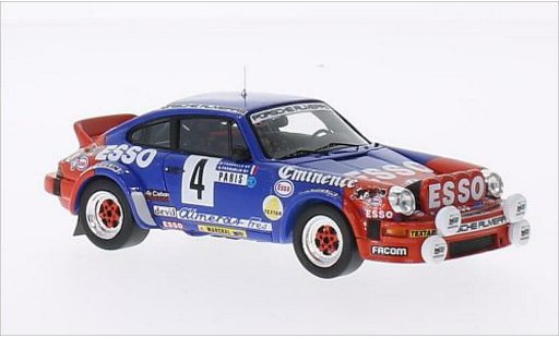 Porsche 911 SC 1/43 Spark No.4 Almeras Esso Rally WM Rally Monte-Carlo 1982 coche miniatura