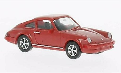 Porsche 911 SC 1/87 Wiking rojo coche miniatura