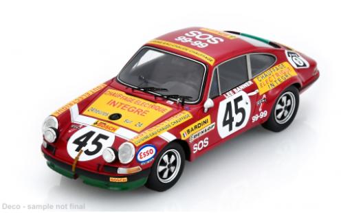 Porsche 911 1/43 Spark ST 2.5 24h Le Mans 1972 #45 D.Bardini/Lee Banner 1:43 coche miniatura