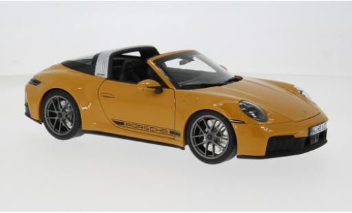 Porsche 911 1/18 Norev Targa 4 GTS gelb 2025 1:18 coche miniatura