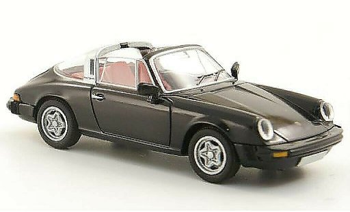 Porsche 911 Targa 1/87 Brekina (G-Reihe) negro coche miniatura