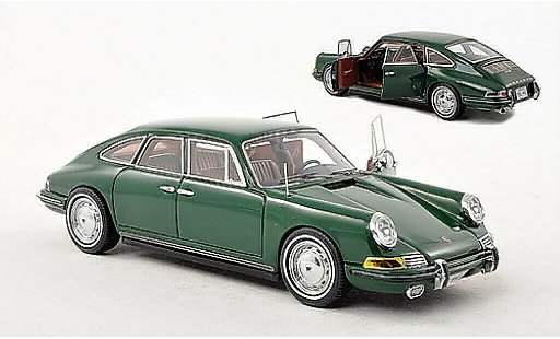 Porsche 911 T 1/43 Matrix Troutman & Barnes 4-Door Sedan verde 1967 coche miniatura