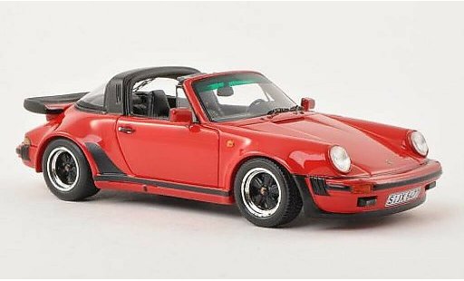 Porsche 911 Turbo 1/43 Spark 3.3 Targa rojo 1989 coche miniatura