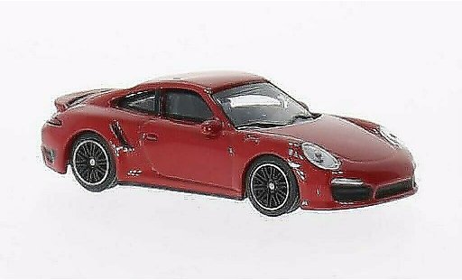 Porsche 911 Turbo 1/64 Schuco rojo coche miniatura
