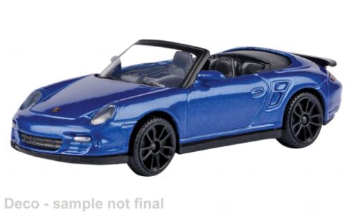 Porsche 911 1/43 Motormax Turbo blau 1:43 coche miniatura