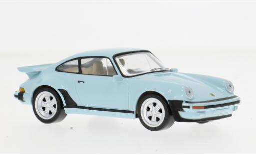 Coche miniatura Porsche 930 Turbo 911 blau 1978 1/43 Norev
